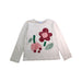 A White Long Sleeve Tops from Mayoral in size 6T for girl. (Front View)
