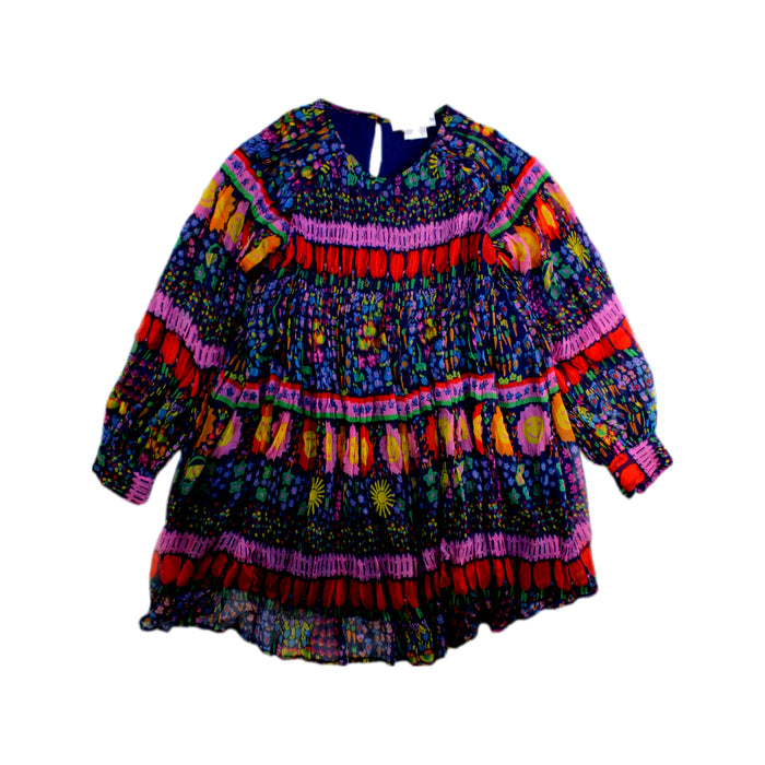 A Multicolour Long Sleeve Dresses from Stella McCartney in size 5T for girl. (Front View)