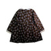 A Brown Long Sleeve Dresses from Laranjinha in size 4T for girl. (Back View)
