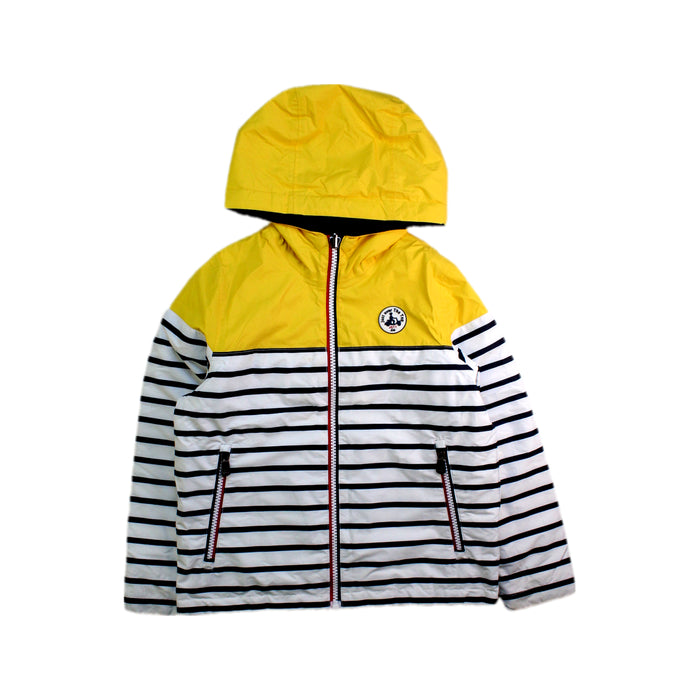 A Yellow Lightweight Jackets from Jott in size 6T for neutral. (Front View)