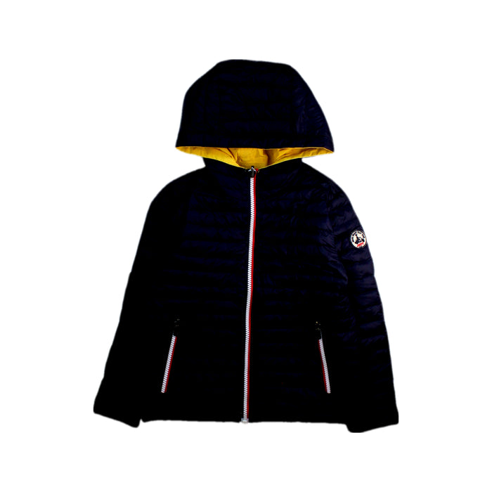 A Yellow Lightweight Jackets from Jott in size 6T for neutral. (Back View)