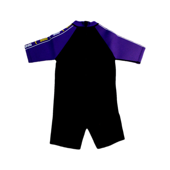 A Black Wetsuits from Arena in size 2T for girl. (Back View)