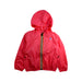A Pink Rain Jackets from K-Way in size 4T for girl. (Front View)