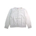 A White Cardigans from Seed in size 5T for girl. (Front View)