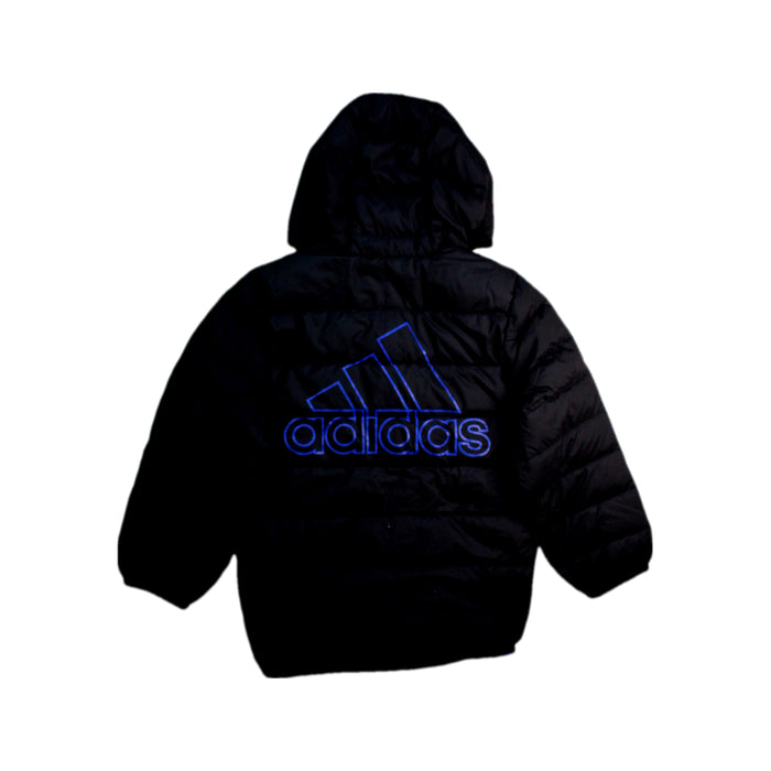 A Black Puffer/Quilted Jackets from Adidas in size 5T for boy. (Back View)