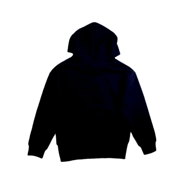 A Black Hooded Sweatshirts from Tommy Hilfiger in size 6T for girl. (Back View)