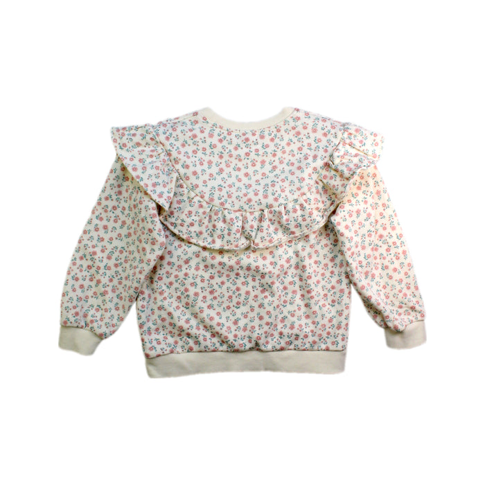 A Beige Crewneck Sweatshirts from Jamie Kay in size 5T for girl. (Back View)