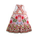 A Multicolour Sleeveless Dresses from Boden in size 6T for girl. (Back View)