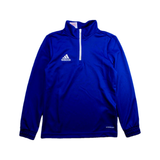 A Blue Active Tops from Adidas in size 7Y for girl. (Front View)