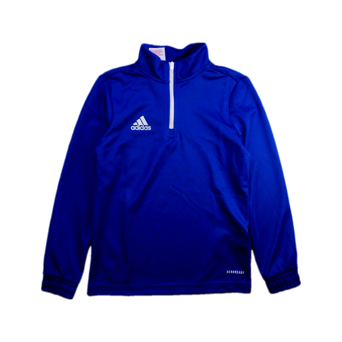 A Blue Active Tops from Adidas in size 7Y for girl. (Front View)