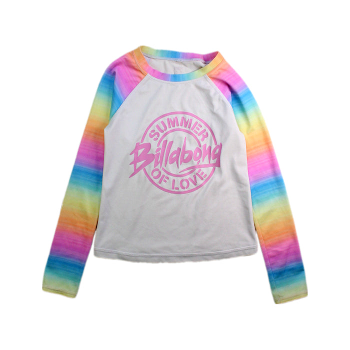 A Multicolour Rash Guards from Billabong in size 6T for girl. (Front View)
