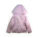 A Pink Puffer/Quilted Jackets from Polo Ralph Lauren in size 5T for girl. (Back View)