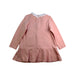 A Pink Long Sleeve Dresses from Momonittu in size 4T for girl. (Back View)