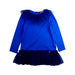 A Blue Long Sleeve Dresses from Rosalita Senoritas in size 4T for girl. (Front View)