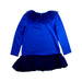 A Blue Long Sleeve Dresses from Rosalita Senoritas in size 4T for girl. (Back View)