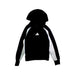 A Black Hooded Sweatshirts from Adidas in size 7Y for neutral. (Front View)