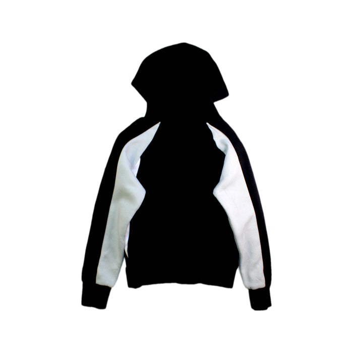A Black Hooded Sweatshirts from Adidas in size 7Y for neutral. (Back View)