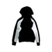 A Black Hooded Sweatshirts from Adidas in size 7Y for neutral. (Back View)