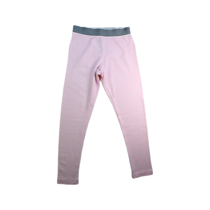 A Pink Leggings from Jacadi in size 6T for girl. (Front View)