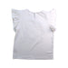 A White Sleeveless Tops from Hux in size 5T for girl. (Back View)