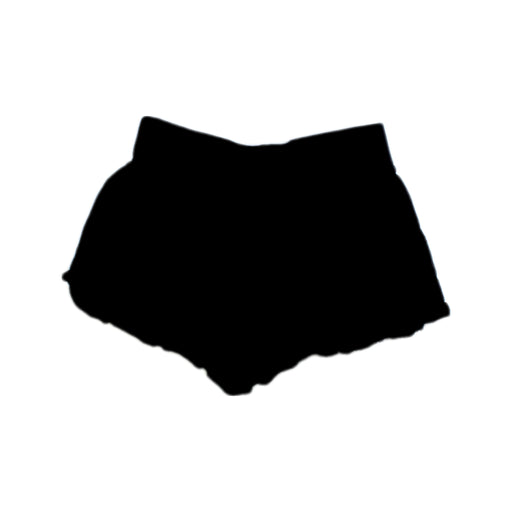 A Black Shorts from Janie & Jack in size 4T for girl. (Front View)
