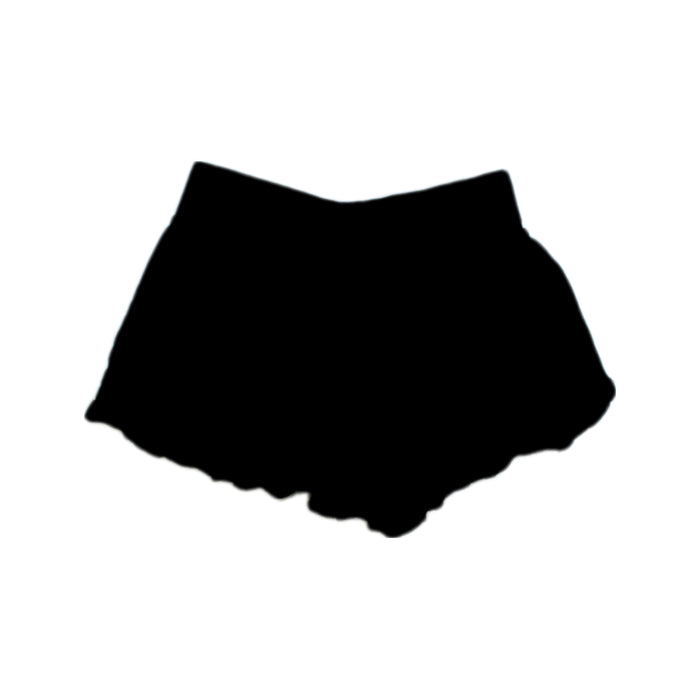 A Black Shorts from Janie & Jack in size 4T for girl. (Back View)