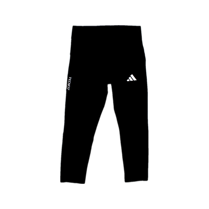 A Black Leggings from Adidas in size 5T for girl. (Front View)