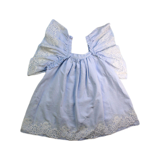 A Blue Long Sleeve Dresses from Phi Clothing in size 3T for girl. (Front View)