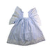 A Blue Long Sleeve Dresses from Phi Clothing in size 3T for girl. (Front View)