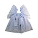 A Blue Long Sleeve Dresses from Phi Clothing in size 3T for girl. (Back View)