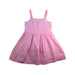 A Pink Sleeveless Dresses from Janie & Jack in size 4T for girl. (Front View)