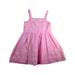 A Pink Sleeveless Dresses from Janie & Jack in size 4T for girl. (Back View)