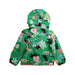 A Green Lightweight Jackets from Patagonia in size 3T for girl. (Back View)