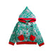A Green Hooded Sweatshirts from Patagonia in size 4T for girl. (Front View)