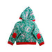 A Green Hooded Sweatshirts from Patagonia in size 4T for girl. (Back View)