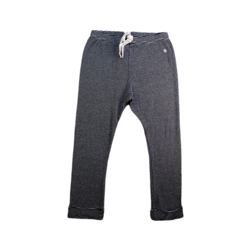 A Navy Leggings from Petit Bateau in size 3T for neutral. (Front View)
