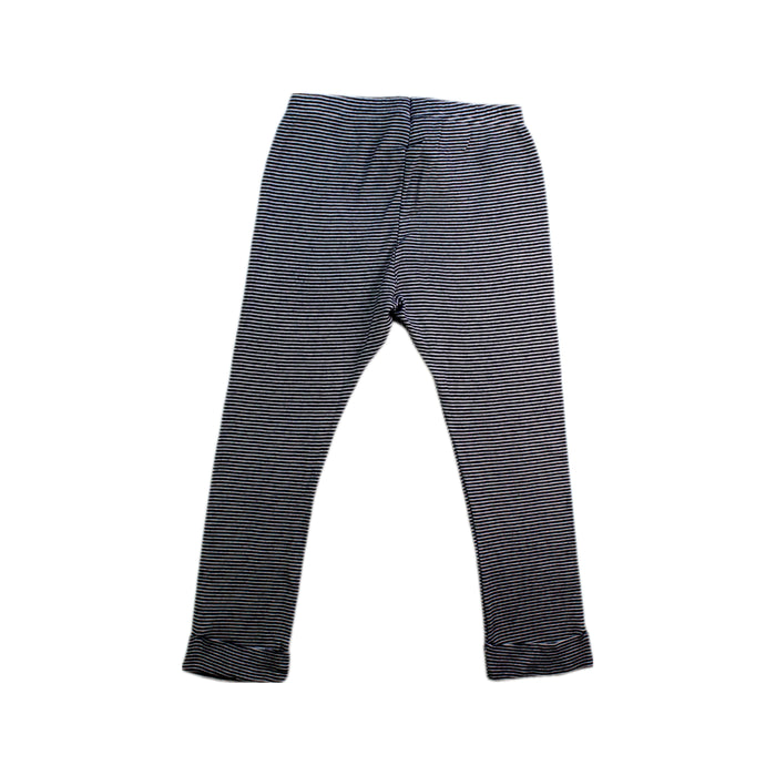 A Navy Leggings from Petit Bateau in size 3T for neutral. (Back View)