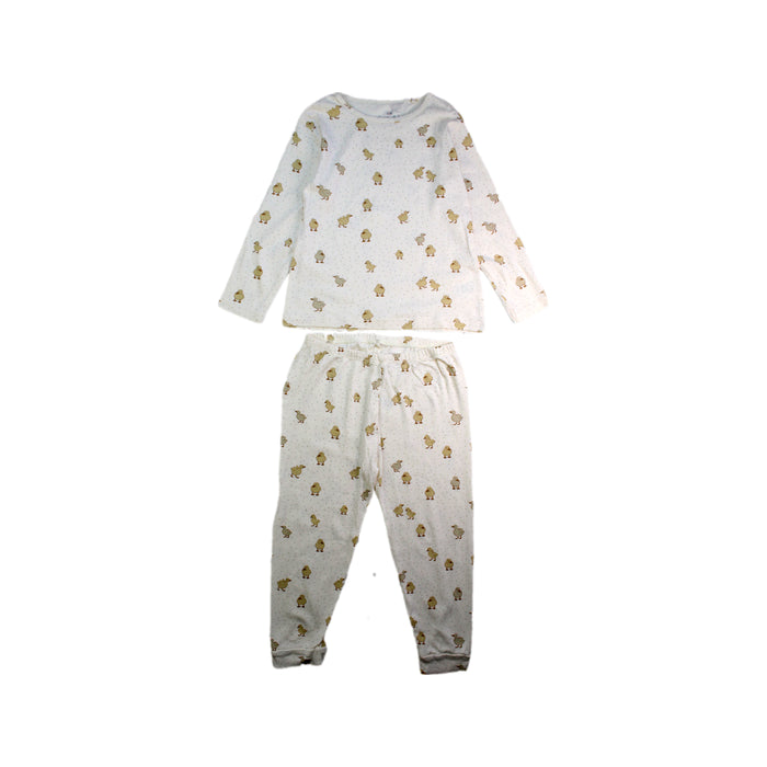A White Pyjama Sets from Konges Sløjd in size 3T for neutral. (Front View)