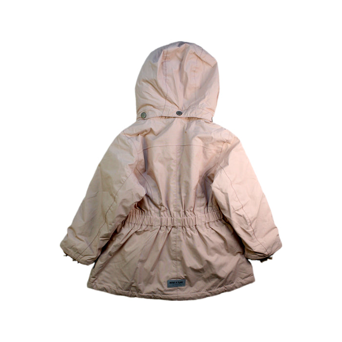 A Peach Puffer/Quilted Coats & Outerwear from Mini A Ture in size 3T for girl. (Back View)