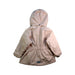A Peach Puffer/Quilted Coats & Outerwear from Mini A Ture in size 3T for girl. (Back View)