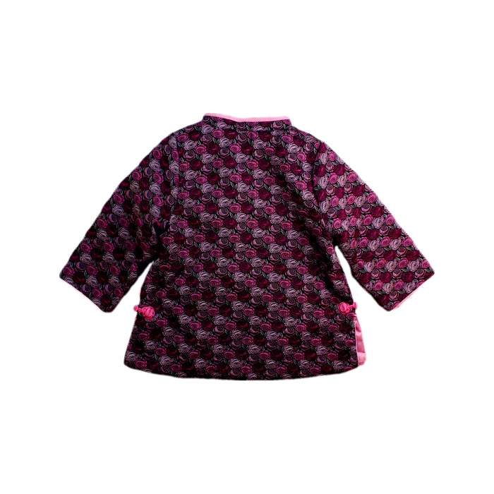 A Pink Lightweight Jackets from Mides in size 12-18M for girl. (Back View)
