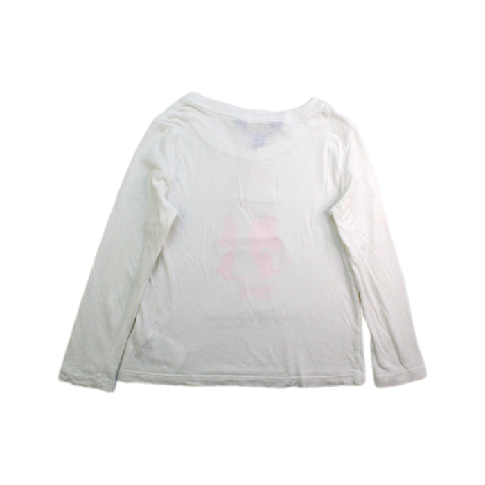 A White Long Sleeve T Shirts from Polo Ralph Lauren in size 3T for girl. (Back View)