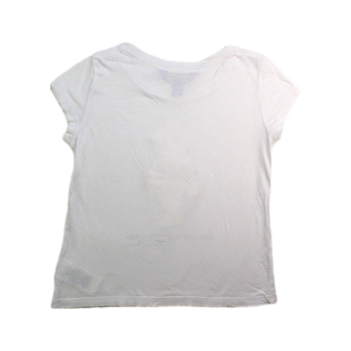 A White Short Sleeve T Shirts from Polo Ralph Lauren in size 4T for girl. (Back View)