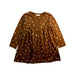 A Brown Long Sleeve Dresses from Jamie Kay in size 3T for girl. (Front View)