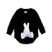 A Black Long Sleeve Tops from Wauw Capow in size 2T for girl. (Front View)