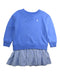 A Blue Crewneck Sweatshirts from Polo Ralph Lauren in size 3T for girl. (Front View)