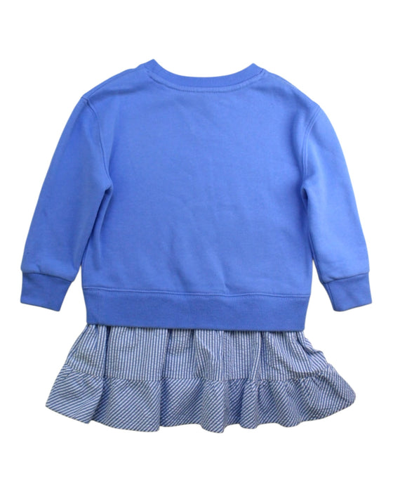 A Blue Crewneck Sweatshirts from Polo Ralph Lauren in size 3T for girl. (Back View)