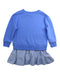 A Blue Crewneck Sweatshirts from Polo Ralph Lauren in size 3T for girl. (Back View)