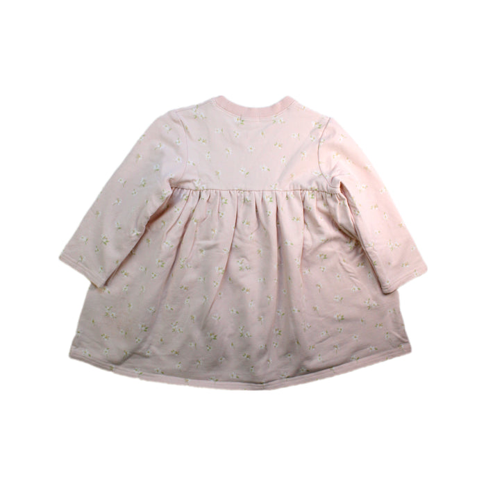 A Pink Long Sleeve Dresses from Jamie Kay in size 3T for girl. (Back View)