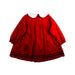 A Red Long Sleeve Dresses from Konges Sløjd in size 3T for girl. (Back View)